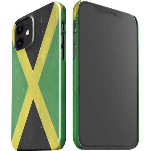 Jamaica Flag Distressed iPhone 12 Mini Lite Case